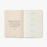 Carnet de planification A5 personnalisé auto-cicatrisant pour la pleine conscience et le bien-être, couverture rigide, journal quotidien de soins personnels, journal d'affirmation, cadeau