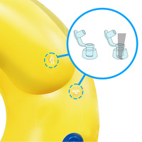 Bouée gonflable Arakhon 100 cm à double chambre d'air pour adulte, flotteur d'été en PVC certifié KC