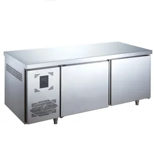 Stainless steel refrigerator table kitchen equipment for restaurant fridge refrigerator