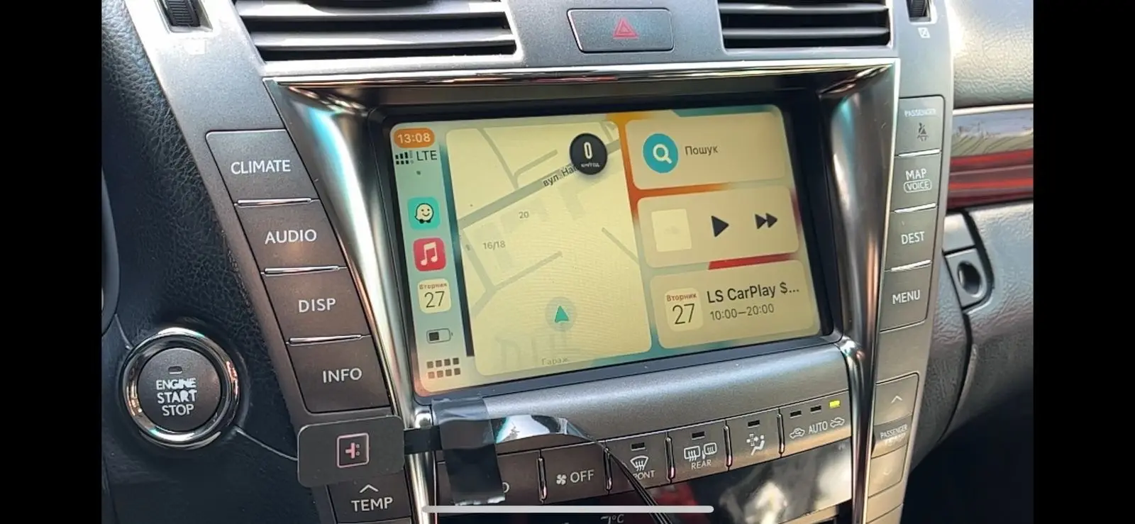 Android giao diện tự động cho Lexus GX460 2015-2016 gương liên kết đài phát thanh xe chơi không dây Apple Carplay màn hình ban đầu để nâng cấp