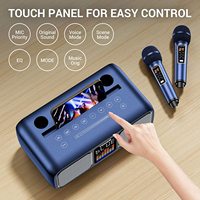 Système de microphone portable UHF professionnel TONOR K9 pour l'enregistrement vidéo, les lecteurs de karaoké, les machines avec micro et Bluetooth