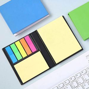 Ensemble de blocs-notes colorés de style Ins, blocs-notes réutilisables de plusieurs tailles, blocs-notes adhésifs personnalisés avec logo pour le bureau, cadeaux scolaires - Product Image 2