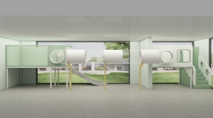 Trong nhà trượt và bóng Pit hồ bơi kết hợp, mềm chơi trung tâm cho trẻ 1-3 năm, nhà mẫu giáo hoạt động thiết lập - Product Image 2