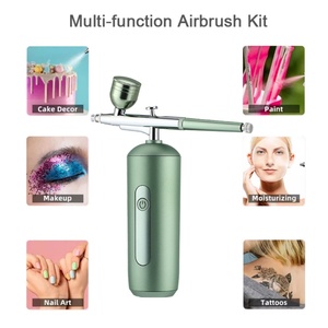 Air Brush Portable Usb Rechargeable <b>Spray</b> Gun Art Wireless Kit Tatoo Makeup Air Brush - Product Image 2