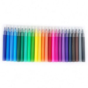 Ensemble de stylos marqueurs pour enfants en plastique lavable Bonvan Mini avec logo personnalisé pour cadeau promotionnel de papeterie - Product Image 1