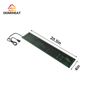 แผ่นทำความร้อนสำหรับเพาะเมล็ด DOMIHEAT ขนาด 10x20.5 นิ้ว แผ่นให้ความร้อนสำหรับการเจริญเติบโตของพืช สำหรับทำสวนในร่ม อุปกรณ์สำหรับเรือนกระจก - Product Image 4