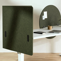 Cloisons de confidentialité de bureau acoustique OEM ODM écrans panneau PET insonorisé pour école de bureau