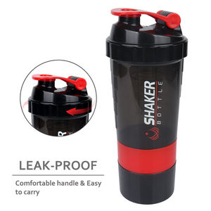 للبيع بالجملة 500ML شعار مخصص كوب مياه رياضي للصالة الرياضية قابل للنقل من بلاستيك بولي بروبلين خلاط للسفر زجاجة للياقة البدنية زجاجة ماء للشرب المباشر - Product Image 5