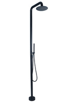 Colonne de douche en céramique brossée design avec double poignée et ensemble de douche latérale en acier inoxydable
