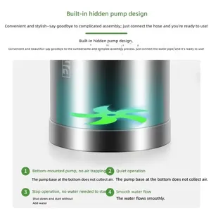 Filtro Esterno in Acciaio Inox da 5/10/15L con Pompa Integrata per Circolazione dell'Acqua in <span class=keywords><strong>Acquari</strong></span> Speciali - Product Image 5