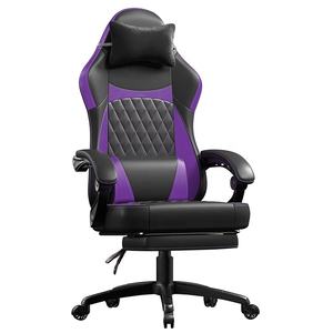 Venta directa de fábrica Scaun Gaming Stuhl reclinable Tilt-Locking Task Silla de videojuegos con reposapiés extensible para la máxima comodidad - Product Image 6