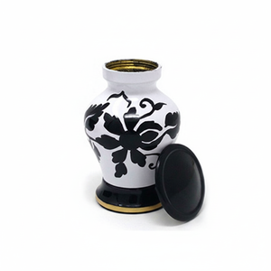 Urna conmemorativa para mascotas de metal de lujo hecha a mano, urna de cremación personalizada para cenizas humanas y mascotas, urna conmemorativa decorativa para mascotas - Product Image 1