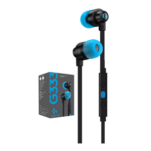 หูฟังเกมมิ่ง Logitech G333 แบบใส่ในหู ไดรเวอร์แบบไดนามิกคู่ ขนาด 3.5 มม. พร้อมอะแดปเตอร์ USB-C ไมโครโฟนในตัว - Product Image 1