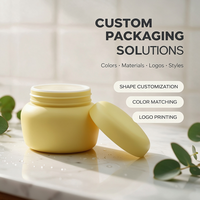 Pot en plastique en forme de pierre de 50g, 100g, 200g, 250g pour crème pour le visage, crème pour le corps, nettoyant pour le visage, crème de soin de la peau