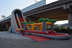 Combo de tobogán de agua inflable gigante al aire libre personalizado de alta calidad para adultos juegos divertidos de piscina con tobogán y tobogán deslizante - Product Image 5