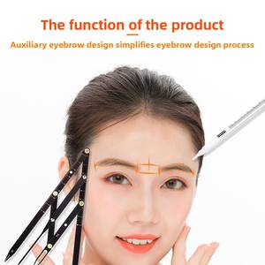 Regla <span class=keywords><strong>de</strong></span> Cejas <span class=keywords><strong>de</strong></span> Acero Inoxidable <span class=keywords><strong>de</strong></span> <span class=keywords><strong>Segunda</strong></span> Generación, Escala Dorada, Calibrador <span class=keywords><strong>de</strong></span> Posicionamiento <span class=keywords><strong>de</strong></span> Tres Puntos, Maquillaje Permanente, Bordado, 16x4cm - Product Image 2