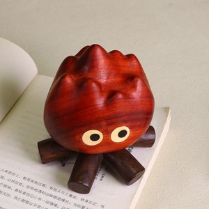 YiTao Wooden Bonfire <b>Ornament</b> Cartoon Handmade Decor For Home Living Room Gift - Product Image 4