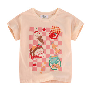 Set T-shirt e Pantaloni a Zampa per Bambine con Design a Spacco e Maniche Corte - Product Image 4