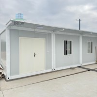 Maison préfabriquée de luxe en conteneur, maison modulaire miniature, maison portable