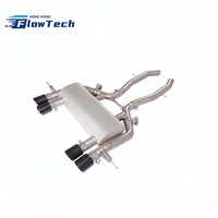 Système d'échappement arrière à soupapes en titane avec embouts quadruples et bouclier thermique pour BMW G80 G82 M3 M4 S58 3.0T – Contrôle des soupapes OEM