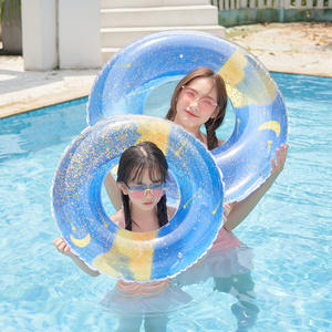 Bouée de natation gonflable Xiaolu ronde, épaisseur 0,18 mm, pour piscine et parc aquatique, aide flottante unisexe pour adultes - Product Image 1