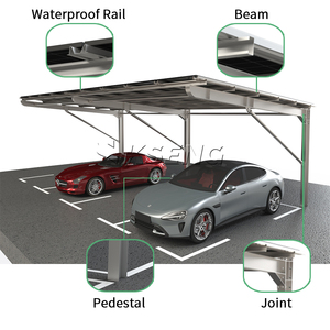 Offres Spéciales : Système de Carport Solaire en Acier au Carbone, Système de Montage Photovoltaïque pour Carport Solaire, Carport Solaire Énergétique - Product Image 2