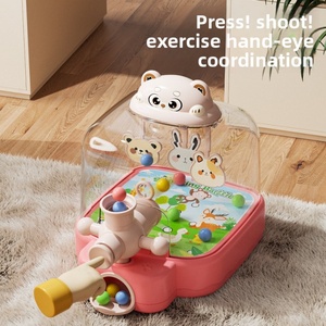 Machine de flipper en plastique Ours Mignon, jouet éducatif à pression et tir, jeu de société pour enfants de 4 à 6 ans, cadeau récompense pour la maternelle - Product Image 4