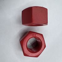 Écrous hexagonaux de haute qualité YPH, écrous structurels A194 2H A563 DH, surface en téflon