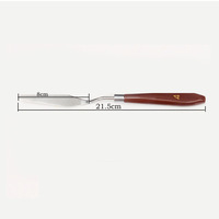 Ensemble de grattoirs pour peinture à l'huile, grattoir pour peinture à l'aquarelle, outil de pâtisserie en acier inoxydable
