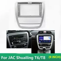 Panel de Radio de coche para JAC Shuailing T6/T8 Kit estéreo de 9 pulgadas Instalación de decoración de CD Marco de DVD multimedia