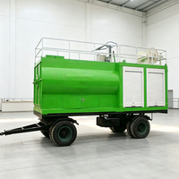 Hydroseeder 6000L avec canon de pulvérisation de 20 mètres pour l'ensemencement des autoroutes et la protection des talus