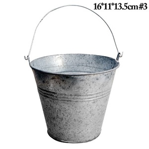 Mini maceta rústica de Metal galvanizado, juego de maceta decorativa para el hogar, vivero, escritorio, para uso en el suelo, para el hogar y la Oficina - Product Image 5