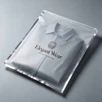 Sacs coulissants en plastique PE givré écologiques de luxe pour l'emballage de vêtements, sacs personnalisés avec logo, fournisseur de sacs à fermeture éclair durables