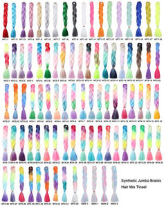 Extensiones de Cabello Sintético para Trenzas Africanas Crochet Jumbo Ombré de 24 Pulgadas y 100g al Por Mayor - Product Image 4