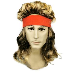 Perruque <span class=keywords><strong>de</strong></span> fête Andre Agassi, joueur <span class=keywords><strong>de</strong></span> tennis, style mulet - Product Image 1