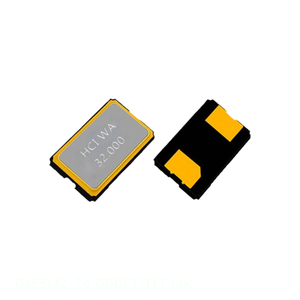 Cristalli SMD 24MHz 12pF +/-30p 2-SMD Senza Conduttori, Codice Produttore 0153M2-24.000F12DTJJK, 2 Pin, Seminodo, 5032 - Product Image 1