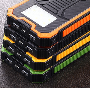 Banque d'alimentation étanche <span class=keywords><strong>pas</strong></span> chère 20000mAh avec cordon, <span class=keywords><strong>chargeur</strong></span> <span class=keywords><strong>solaire</strong></span> SOS extérieur avec lampe de camping puissante - Product Image 3