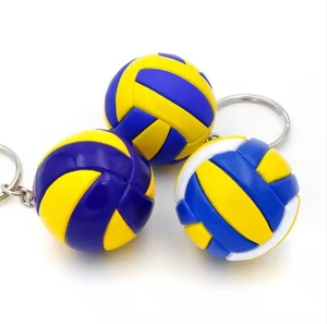 Llaveros Deportivos Promocionales con Diseño de Mini Balón de Voleibol y Logotipo Personalizado para Regalos Empresariales - Product Image 4