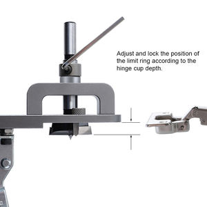 ตัวระบุตำแหน่งประตูตู้แบบเจาะรูชุดติดตั้งน่าเบื่อปลอกสว่านอเนกประสงค์ซ่อนขนาด35มม. บานพับถ้วย - Product Image 3