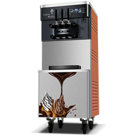 Machine à crème glacée automatique commerciale avec pré-refroidissement sans lavage pendant sept jours et production de crème glacée fraîche