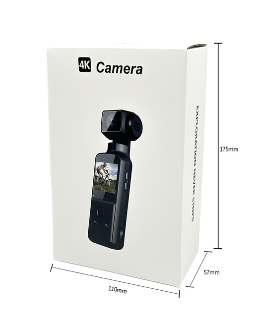Pocket Cam Sport Motion Camera 4K Action Camera 1.33" Screen 270 Degrees Rotate Wifi Transmission Recorder