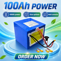 HYL Lithium LiFePO4 72V 40-100Ah Paket Baterai BMS untuk Skuter/Motor Listrik 8000-Cycle 135-140kg -40C +90C Pengisi Daya 3000W