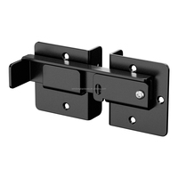 Loquet de portail de clôture robuste de style nord-américain pour portails de clôture en bois, jardin extérieur, loquet à bascule robuste, loquet de benne à ordures