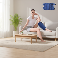 Masseur de mollets avec compression d'air pulsée, batterie intégrée et réglage de la minuterie, masseur de jambes pour la relaxation et la récupération à domicile
