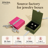 Boîte d'emballage de bijoux personnalisée en forme de livre avec ruban magnétique pour boucles d'oreilles, bagues et colliers – Prise en charge directe usine