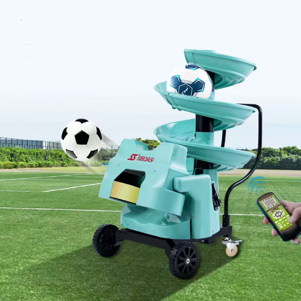 Fortschritt liche automatische Fußball werfer Fußball ball werfer Maschine Fußball verein Fußball trainings ausrüstung****^^^^ https://www.siboasi.com
