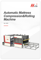 Machine d'emballage automatique de mousse de matelas Naigu NG-18RS avec diamètre de rouleau réglable Ligne d'emballage