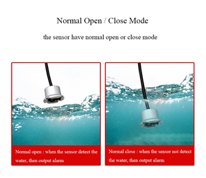 DC12V 24V filo rilevatore di perdite d'acqua rilevatore di perdita allarme nessun NC normale Open Close relè di uscita - Product Image 2