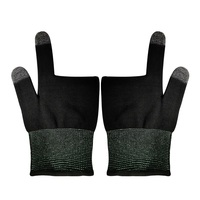 Zwei-Finger Anti-Schweiß Gaming-Handschuhe Fingerüberzug Fingerspitzen-Spielhandschuhe Rutschfeste Touchscreen-Daumen-Fingerspitzenhüllen für Gamer