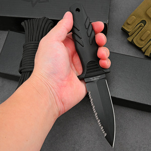 Couteau d'extérieur HL - Multifonctionnel - Haute Dureté - Survie - Autodéfense - Portable - Utilisation Domestique - Camping - Couteau pour Débrousser les Obstacles - Product Image 4